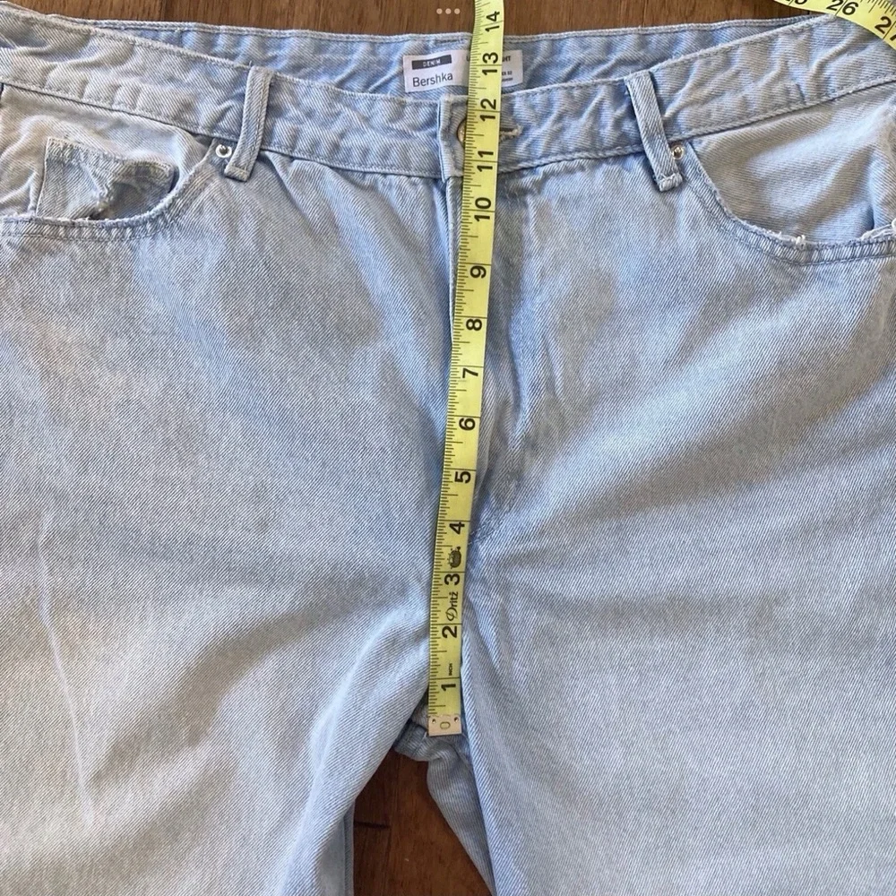 Bershka Loose Fit Straight Leg Light Wash Jeans, Women’s size 10 - Picture 5 of 14
